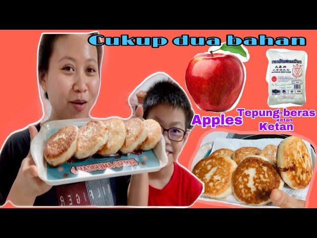 RESEP CEMILAN BAHAN DASAR APPLES DAN TEPUNG BERAS KETAN 