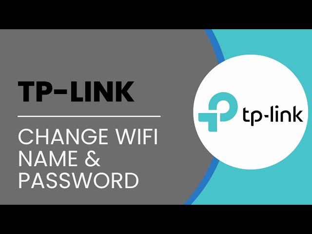 How To Change WiFi Name & Password On Mobile (Tp Link)