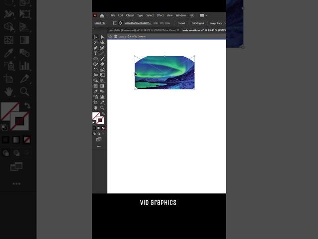 Make clipping mask #graphicdesign #viralvideo #short #youtubeshorts #vidgraphics #adobe #illustrator