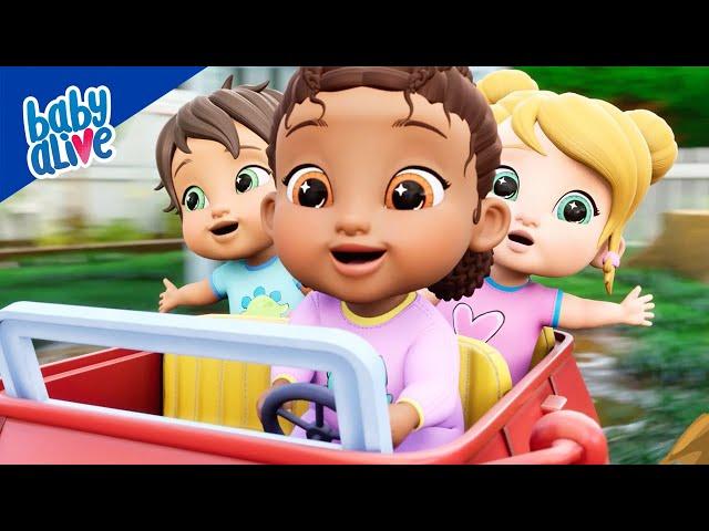 Lavage de Voiture pour Bébé  Baby Alive Français   Dessin Animé Pour Bébé