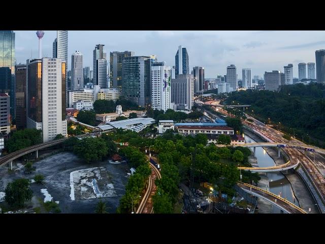 Evening at downtown Kuala Lumpur