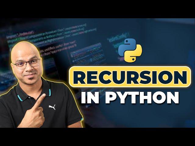 #40 Python Tutorial for Beginners | Recursion