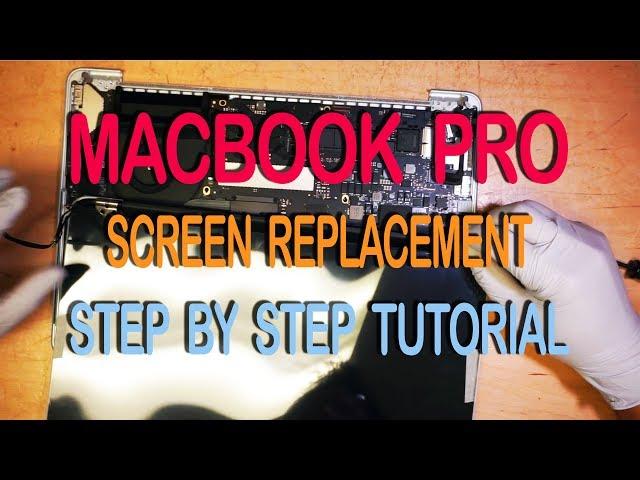 Macbook Pro 13" 2015 Screen Replacement - Step by step tutorial