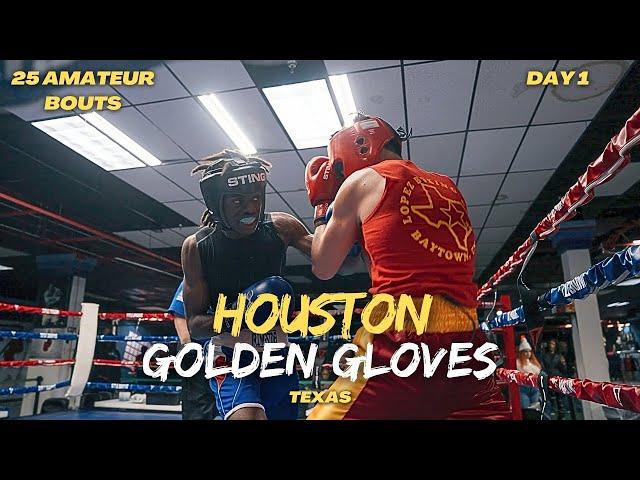 HOUSTON TX Golden Gloves 2025! Amateur Boxers Compete On Day 1!