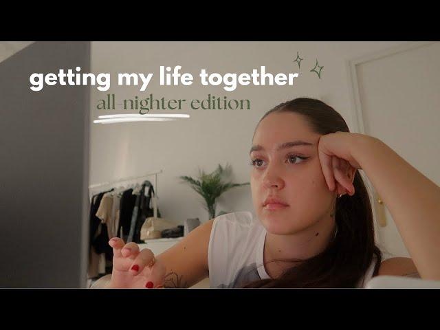 doing everything I've been procrastinating *productive all-nighter edition* | AD