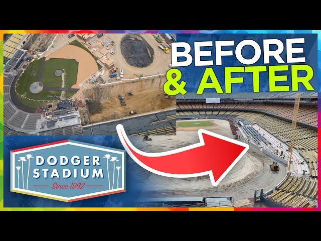 Dodger Stadium 2025 Clubhouse Construction: Before & After