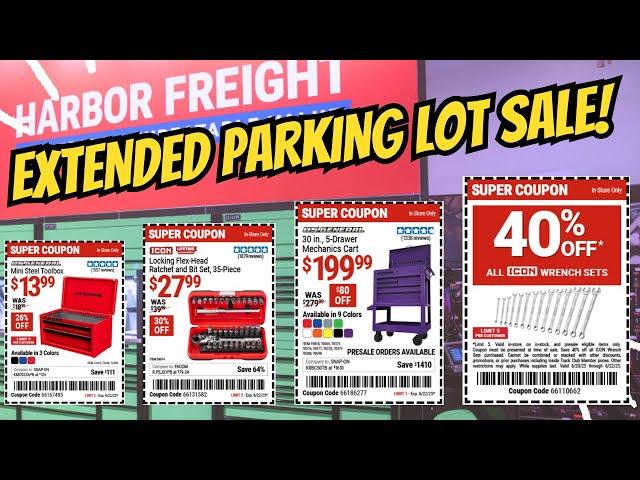 Harbor Freight EXTENDED June Parking Lot Sale!! #automobile #harborfreight #sale #tools