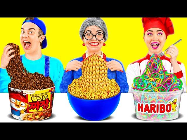 Reto De Cocina Yo vs Abuela | Hacks y Trucos de Cocina por BaRaDa Challenge