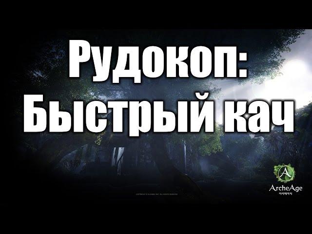 ArcheAge рудокоп быстрый кач