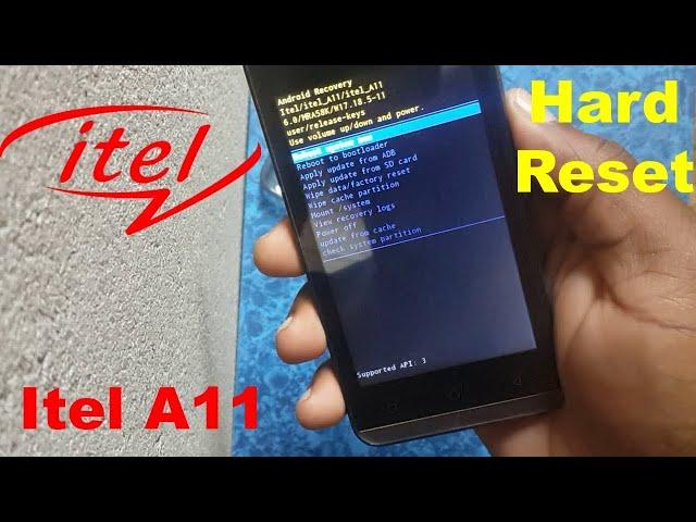 How to Hard reset Itel A11 , Itel A11 Pattern lock, Pin lock reset