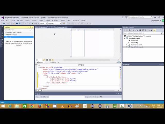Visual Basic.NET WPF Tutorial - Getting Started and Creating Your First Application