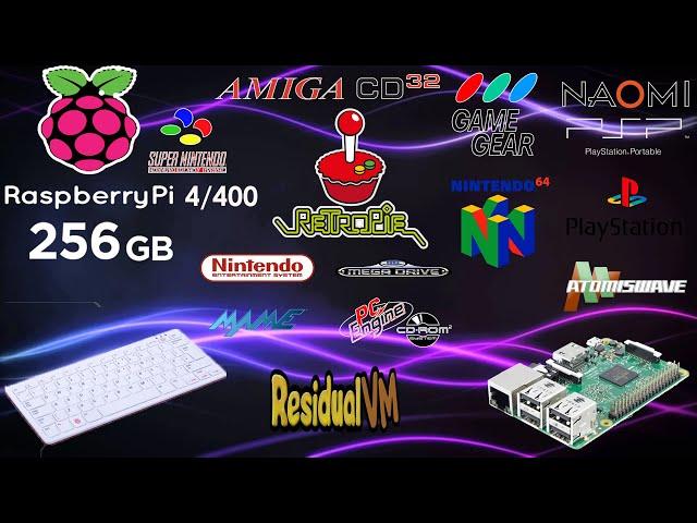 Ultimate Retropie 4.8.2 Image for Raspberry Pi 4 and Pi 400 | 256GB Retro Gaming Bliss