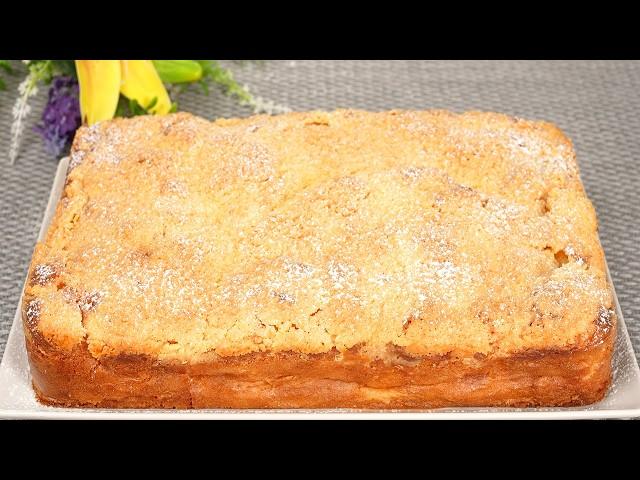 The famous Italian apple pie that melts in your mouth! Simple and delicious