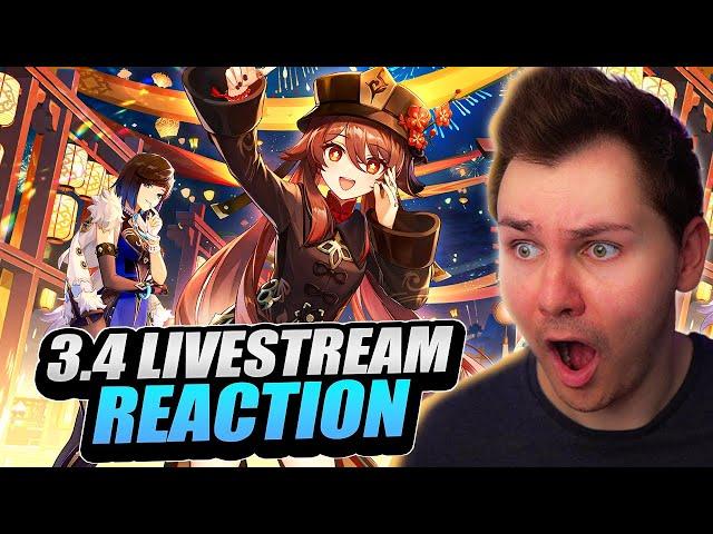 3.4 LIVESTREAM REACTION (LANTERN RITE, CRAZY BANNERS!?) | Genshin Impact