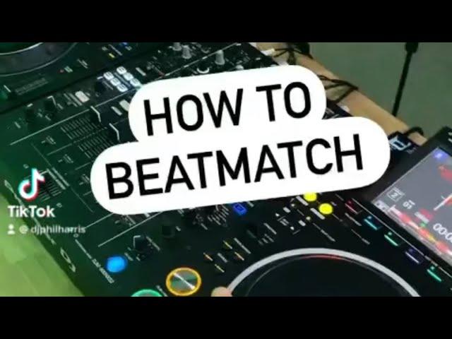 How to BEATMATCH! #howtodj #djing #djtutorials #djmix #howtomix