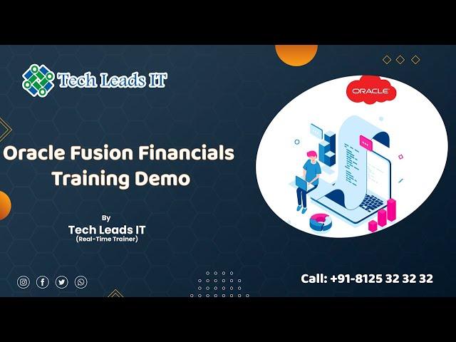 Oracle Fusion Financials Training Demo@21-05-2022