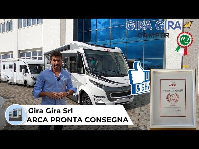 Finalmente Motorhome camper Arca America 745 glc full optional novità 2025 letto nautico