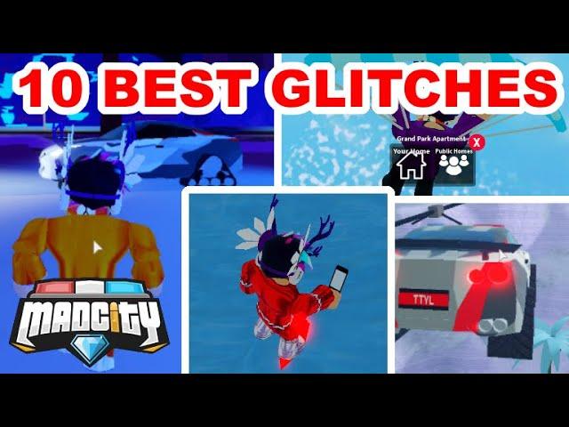 [ROBLOX] TOP 10 BEST GLITCHES THAT YOU SHOULD KNOW IN MAD CITY!