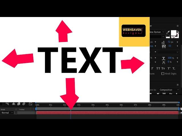 How to center align text in After Effects. After effects tutorial. After effects beginner.