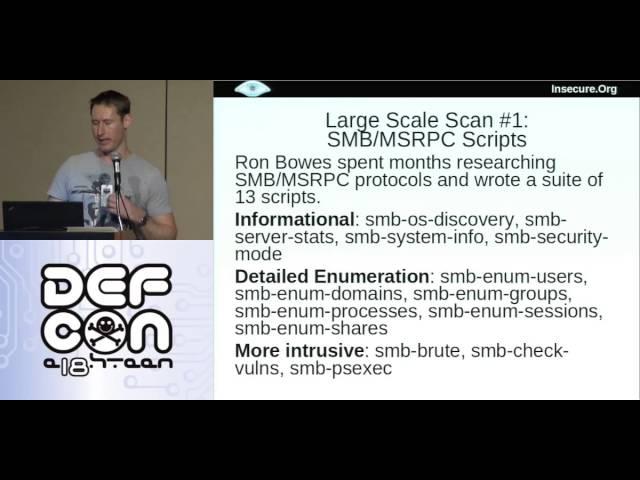 DEF CON 18 - Fyodor & David Fifield - Mastering the Nmap Scripting Engine