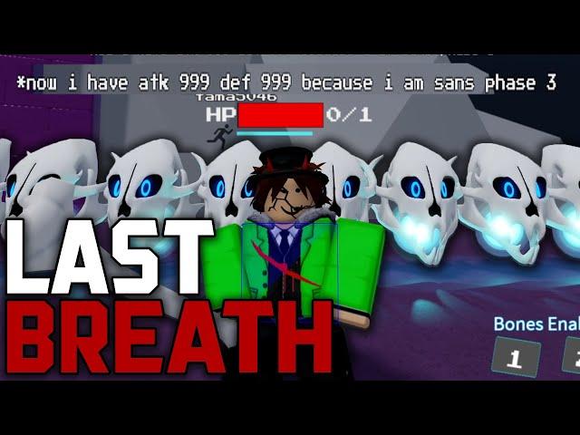 PLAYABLE LAST BREATH SANS / LAST BREATH SANS SHOWCASE | (Undertale Test Place Reborn / SoulShatters)