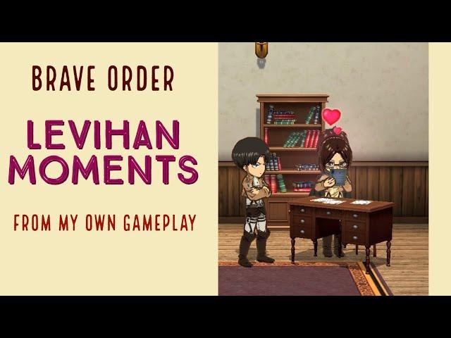 Brave Order Attack on titan - LeviHan moments (with Commentary)