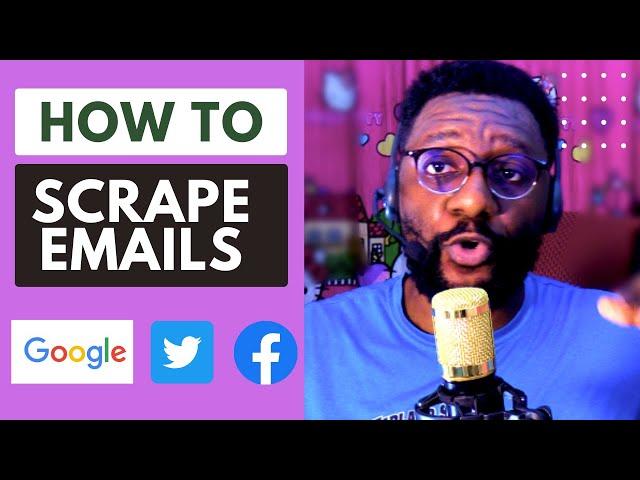 How To SCRAPE EMAILS From Google | EMAIL ADDRESS Extractor | EMAIL SCRAPPER Tutorials