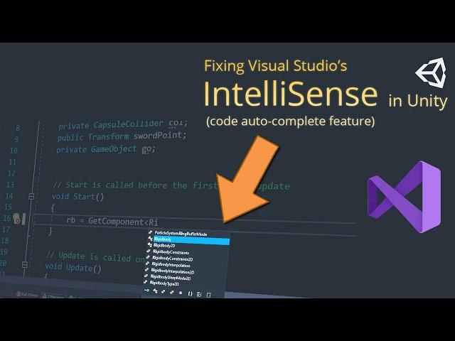 5 ways to fix Visual Studio’s IntelliSense (auto-complete) not working in Unity