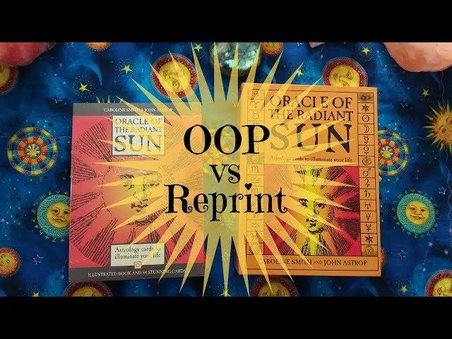 OOP Oracle of the Radiant Sun vs the newly released Reprint