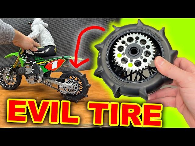 NASTY Tires on OVERVOLTED RC Motorbike