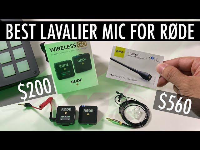 Best Lavalier Mic for RØDE Wireless GO: DPA 4063, Lavalier GO, smartLav+, Shure MVL Compared