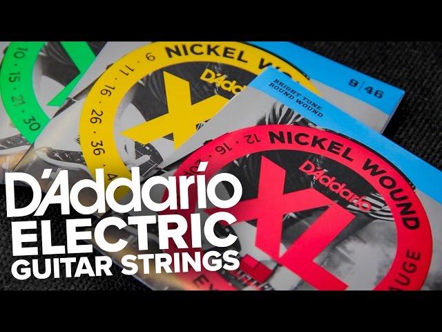 Strings Direct TV | D'Addario Electric Guitar Strings Ranges (inc. NYXL)