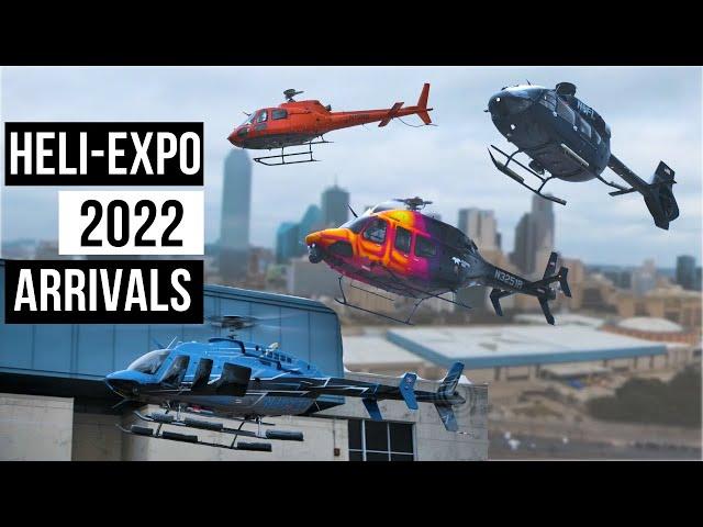 Heli-Expo 2022 Day 1 & 2 Arrivals Full Length video