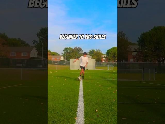 Beginner to pro skills #soccer #football #skills #shorts