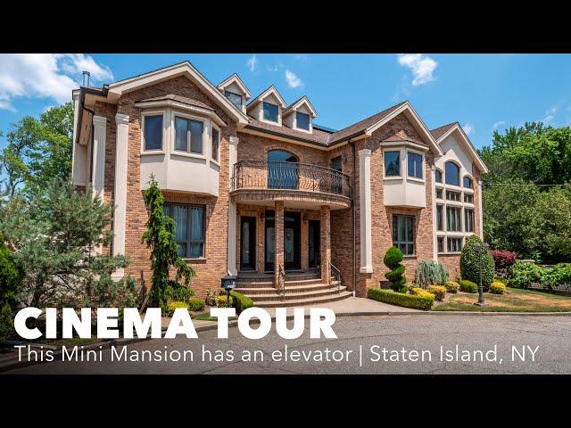 This Staten Island Mansion has an elevator, and it's for sale | Cinema Tour