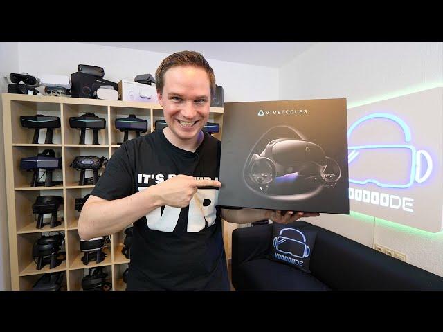 HTC VIVE Focus 3 - Unboxing and First Impressions