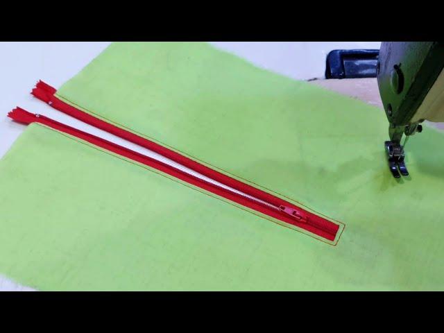 Way to sew a zipper an easiest way | DIY Sewing Tricks