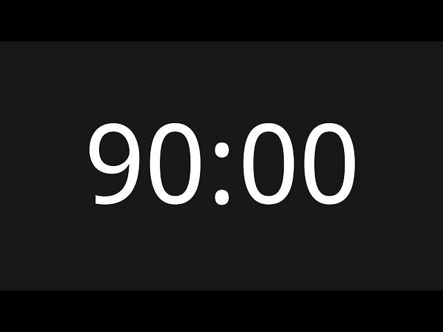 90 Minute Countup [No Copyright Timer]