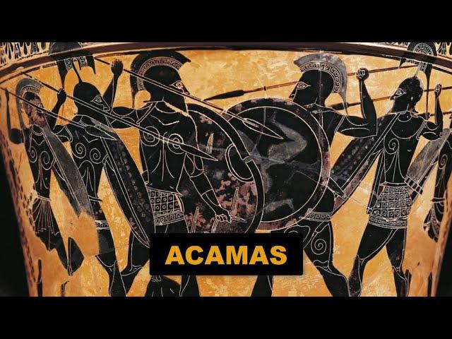 Acamas - a son of the Trojan elder Antenor and defender of Troy during the Trojan War!