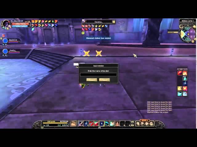 Silkroad Online 120 cap Warrior/Dagger vs Dagger/Warlock //StaLL BuG