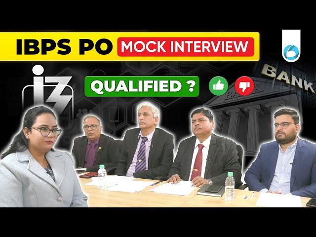 IBPS PO Mock Interview 2024-25 | Questions & Answers with Expert Feedback By Ex IBPS Panel [Mock 1]