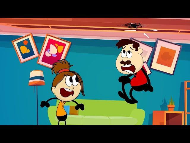 What if we couldn't Stop Jumping? + more videos | #aumsum #kids #cartoon #whatif