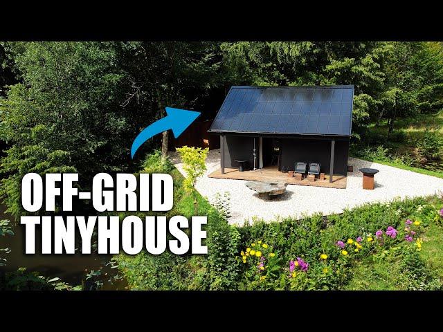 Off Grid Tiny House deep inside a Belgian forest