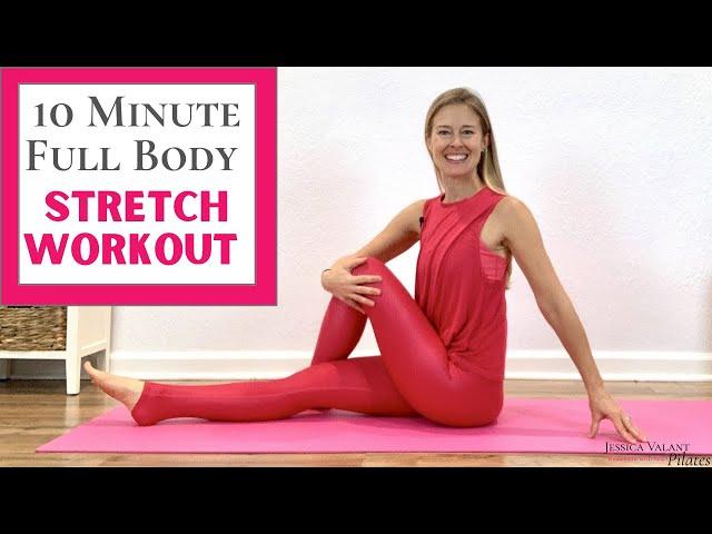 10 Minute Stretch Workout at Home - Full Body Stretching Exercises!