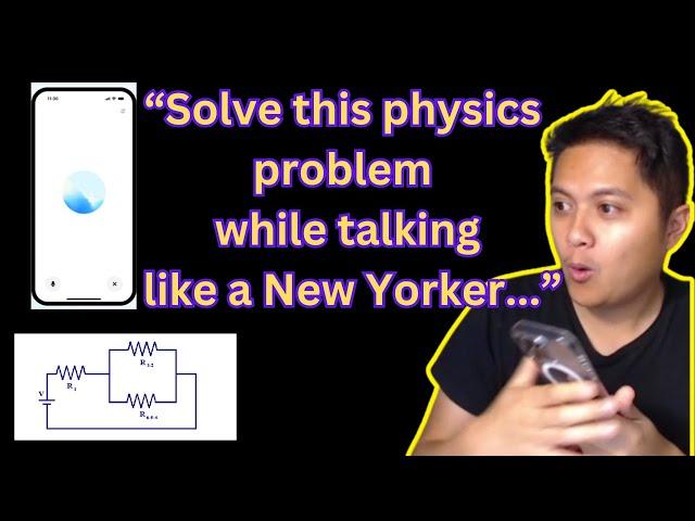 ChatGPT's New Advanced Voice Mode Does Math and Physics (with Accents!)