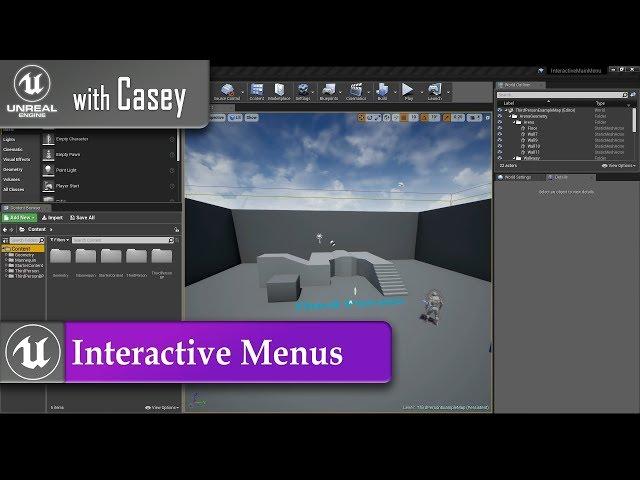 UE4 With Casey - Interactive Main Menus