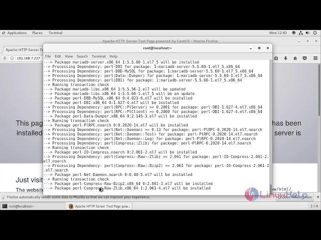 How to install LAMP Stack on CentOS 7.5