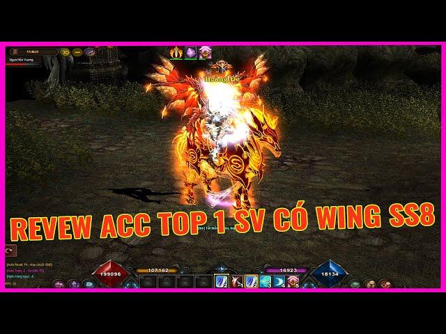 Mu Online Mới Nhất 2024 | Revew ACC PK GIẢI TOP 1 SV Được Wing Đặc Biệt Độc Nhất SV | GAME TV