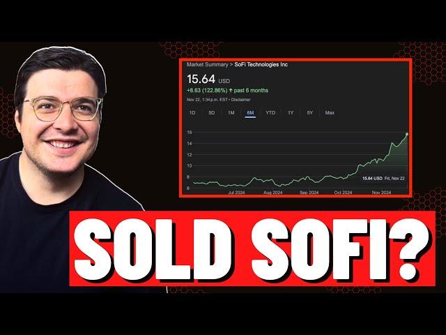 SOLD 10% of My SoFi Position... Here's Why: