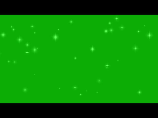 Green Screen Animation Sparkle Glitter Shine Lights footage effect Футаж хромакей блеск искры #5